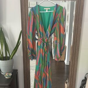HUTCH tropical wrap dress size Medium